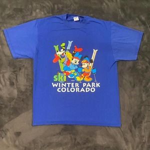 Y2K Disney Colorado Winter Park Tee Shirt